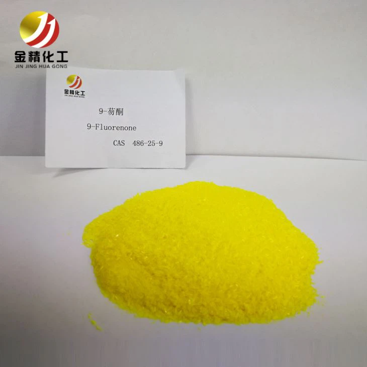 Yellow powder 9-Fluorenone CAS NO 486-25-9